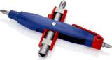 KNIPEX KNIPEX 00 11 07 Pen-Style Control Cabinet Key for all standard cabinets and shut-off systems 145 mm (self-service card/bl