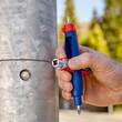 KNIPEX KNIPEX 00 11 07 Pen-Style Control Cabinet Key for all standard cabinets and shut-off systems 145 mm (self-service card/bl