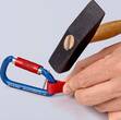 KNIPEX KNIPEX 00 50 03 T BK Mousqueton 2 pièces (carte LS/blister)