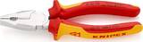 KNIPEX KNIPEX 01 06 190 Combination Pliers Chrome Vanadium insulated with multi-component grips, VDE-tested chrome-plated 190 mm