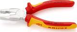 KNIPEX KNIPEX 01 06 190 Combination Pliers Chrome Vanadium insulated with multi-component grips, VDE-tested chrome-plated 190 mm