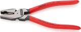 KNIPEX KNIPEX 02 01 180 SB High Leverage Combination Pliers plastic coated black atramentized 180 mm (self-service card/blister)