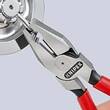 KNIPEX KNIPEX 02 02 225 T BK Pince universelle à forte démultiplication avec gaines bi-matière, avec œillet intégré pour fixatio