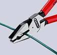KNIPEX KNIPEX 02 02 225 T BK Pince universelle à forte démultiplication avec gaines bi-matière, avec œillet intégré pour fixatio