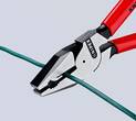 KNIPEX KNIPEX 02 01 225 SB High Leverage Combination Pliers plastic coated black atramentized 225 mm (self-service card/blister)