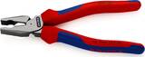 KNIPEX KNIPEX 02 02 200 SB High Leverage Combination Pliers with multi-component grips black atramentized 200 mm (self-service c