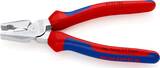 KNIPEX KNIPEX 02 05 180 High Leverage Combination Pliers with multi-component grips chrome-plated 180 mm