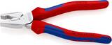 KNIPEX KNIPEX 02 05 200 High Leverage Combination Pliers with multi-component grips chrome-plated 200 mm