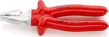 KNIPEX KNIPEX 02 07 200 High Leverage Combination Pliers with dipped insulation, VDE-tested chrome-plated 200 mm