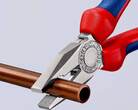 KNIPEX KNIPEX 03 05 180 Combination Pliers with multi-component grips chrome-plated 180 mm