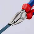 KNIPEX KNIPEX 03 05 180 Combination Pliers with multi-component grips chrome-plated 180 mm