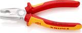 KNIPEX KNIPEX 03 06 200 Combination Pliers insulated with multi-component grips, VDE-tested chrome-plated 200 mm