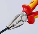 KNIPEX KNIPEX 03 06 200 Combination Pliers insulated with multi-component grips, VDE-tested chrome-plated 200 mm