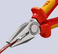 KNIPEX KNIPEX 03 06 200 Combination Pliers insulated with multi-component grips, VDE-tested chrome-plated 200 mm