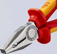 KNIPEX KNIPEX 03 06 200 Combination Pliers insulated with multi-component grips, VDE-tested chrome-plated 200 mm