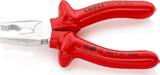 KNIPEX KNIPEX 03 07 160 Pince universelle isolées par surmoulage, certifiées VDE chromée 160 mm