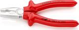 KNIPEX KNIPEX 03 07 200 Combination Pliers with dipped insulation, VDE-tested chrome-plated 200 mm