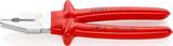 KNIPEX KNIPEX 03 07 250 Combination Pliers with dipped insulation, VDE-tested chrome-plated 250 mm