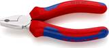 KNIPEX KNIPEX 08 05 110 Mini Combination Pliers with multi-component grips chrome-plated 110 mm
