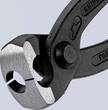 KNIPEX KNIPEX 10 99 I220 SB Ear Clamp Pliers plastic coated black atramentized 220 mm (self-service card/blister)