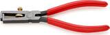 KNIPEX KNIPEX 11 01 160 Insulation Stripper with opening spring, universal plastic coated black atramentized 160 mm