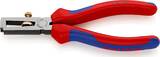KNIPEX KNIPEX 11 02 160 Insulation Stripper with opening spring, universal with multi-component grips black atramentized 160 mm