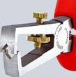 KNIPEX KNIPEX 11 01 160 Insulation Stripper with opening spring, universal plastic coated black atramentized 160 mm