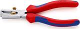 KNIPEX KNIPEX 11 05 160 Insulation Stripper with opening spring, universal with multi-component grips chrome-plated 160 mm