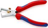 KNIPEX KNIPEX 11 05 160 Insulation Stripper with opening spring, universal with multi-component grips chrome-plated 160 mm