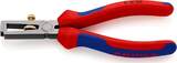 KNIPEX KNIPEX 11 12 160 Insulation Stripper universal with multi-component grips black atramentized 160 mm