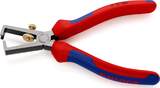 KNIPEX KNIPEX 11 12 160 Insulation Stripper universal with multi-component grips black atramentized 160 mm