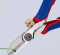 KNIPEX KNIPEX 11 82 130 Electronics Wire Stripping Shears with multi-component grips 140 mm