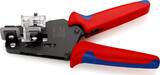 KNIPEX KNIPEX 12 12 02 Pince à dénuder de précision avec couteaux de forme avec gaines bi-matière brunie 195 mm