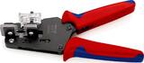 KNIPEX KNIPEX 12 12 12 Pince à dénuder de précision avec couteaux de forme avec gaines bi-matière brunie 195 mm