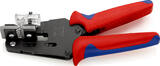 KNIPEX KNIPEX 12 12 13 Precision Insulation Stripper with adapted blades with multi-component grips burnished 195 mm