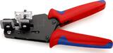 KNIPEX KNIPEX 12 12 13 Precision Insulation Stripper with adapted blades with multi-component grips burnished 195 mm