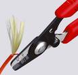 KNIPEX KNIPEX 12 82 130 SB Wire Stripper for fibre optics with plastic grips burnished 130 mm