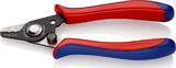 KNIPEX KNIPEX 12 82 130 SB Wire Stripper for fibre optics with plastic grips burnished 130 mm