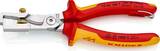 KNIPEX KNIPEX 13 66 180 T BK StriX® Pince à dénuder et coupe-câbles isolées avec gaines bi-matière, homologuées VDE ; avec œille
