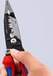 KNIPEX KNIPEX 13 72 8 WireStripper Multifunction Electrician Pliers American style with multi-component grips black atramentized