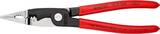 KNIPEX KNIPEX 13 81 200 SB Pliers for Electrical Installation plastic coated black atramentized 200 mm (self-service card/bliste