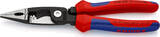 KNIPEX KNIPEX 13 82 200 Pliers for Electrical Installation with multi-component grips black atramentized 200 mm