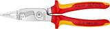 KNIPEX KNIPEX 13 86 200 SB Pince pour installations électriques isolées par gaines bi-matière, certifiées VDE chromée 200 mm (ca