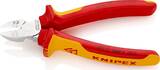 KNIPEX KNIPEX 14 26 160 SB Pince à dénuder coupante de côté isolées par gaines bi-matière, certifiées VDE chromée 160 mm (carte
