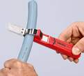 KNIPEX KNIPEX 16 20 165 SB Dismantling Tool with scalpel blade shock-resistant plastic body 165 mm
