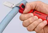 KNIPEX KNIPEX 16 20 165 SB Dismantling Tool with scalpel blade shock-resistant plastic body 165 mm