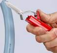 KNIPEX KNIPEX 16 20 165 SB Dismantling Tool with scalpel blade shock-resistant plastic body 165 mm