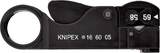 KNIPEX KNIPEX 16 60 05 SB Stripping Tool for coax cable 105 mm