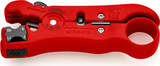 KNIPEX KNIPEX 16 60 06 SB Wire Stripping Tool for coax and data cable 125 mm