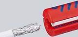 KNIPEX KNIPEX 16 60 100 SB Stripping Tool for coax cable universal 100 mm
